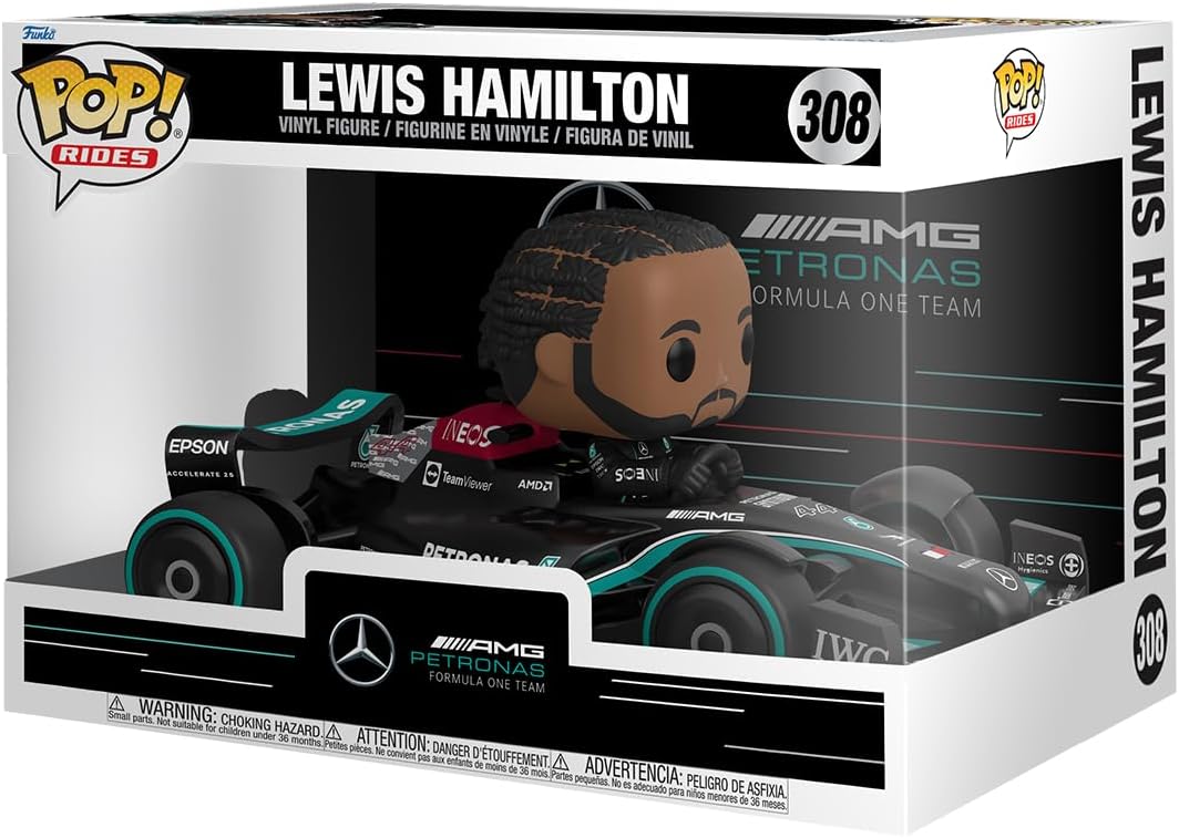 Figurina - Pop! Formula 1 Super Deluxe - Mercedes: Lewis Hamilton | Funko