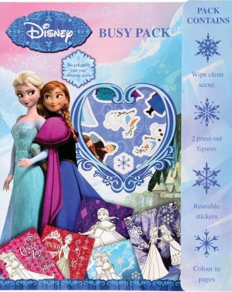 Disney Frozen Anker Kids Activity Reusable Stickers Scenes - Busy Pack |