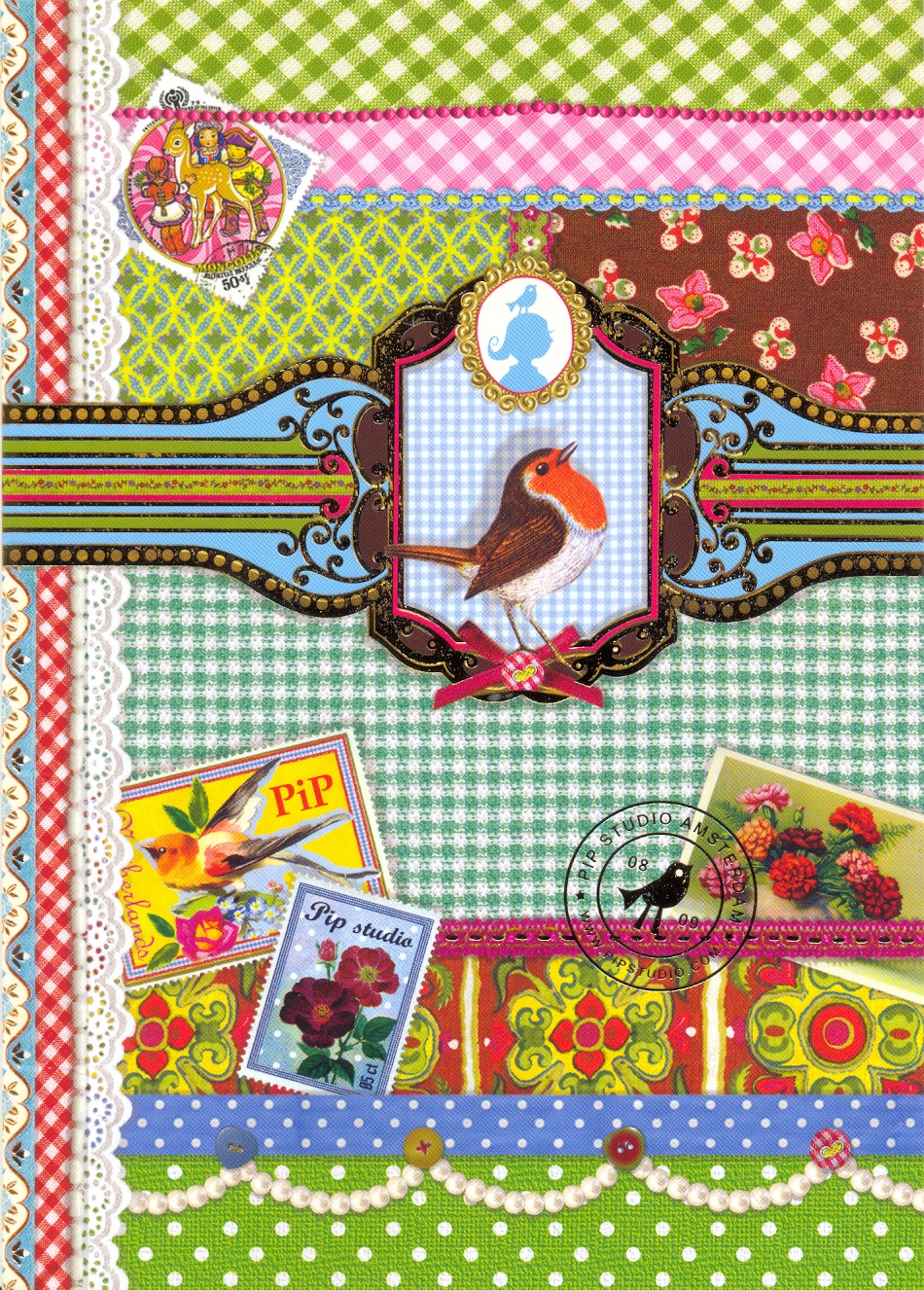 Felicitare - Little Green Robin | New Edition Stationary