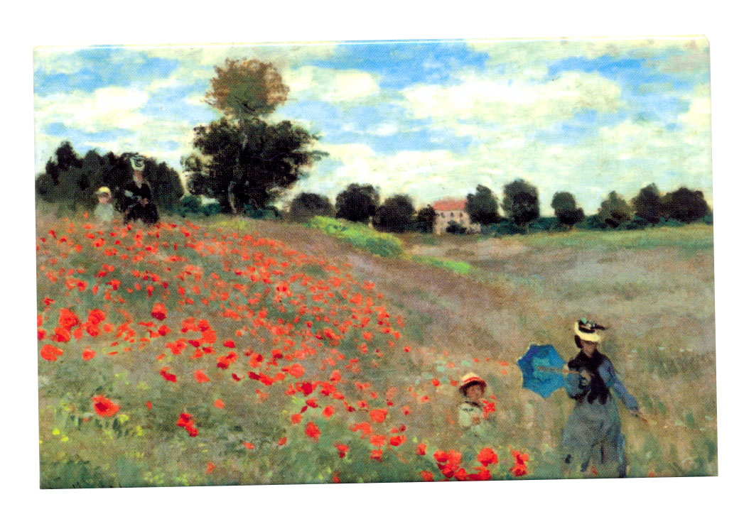  Magnet - Claude Monet Les Coquelicots | Cartexpo 