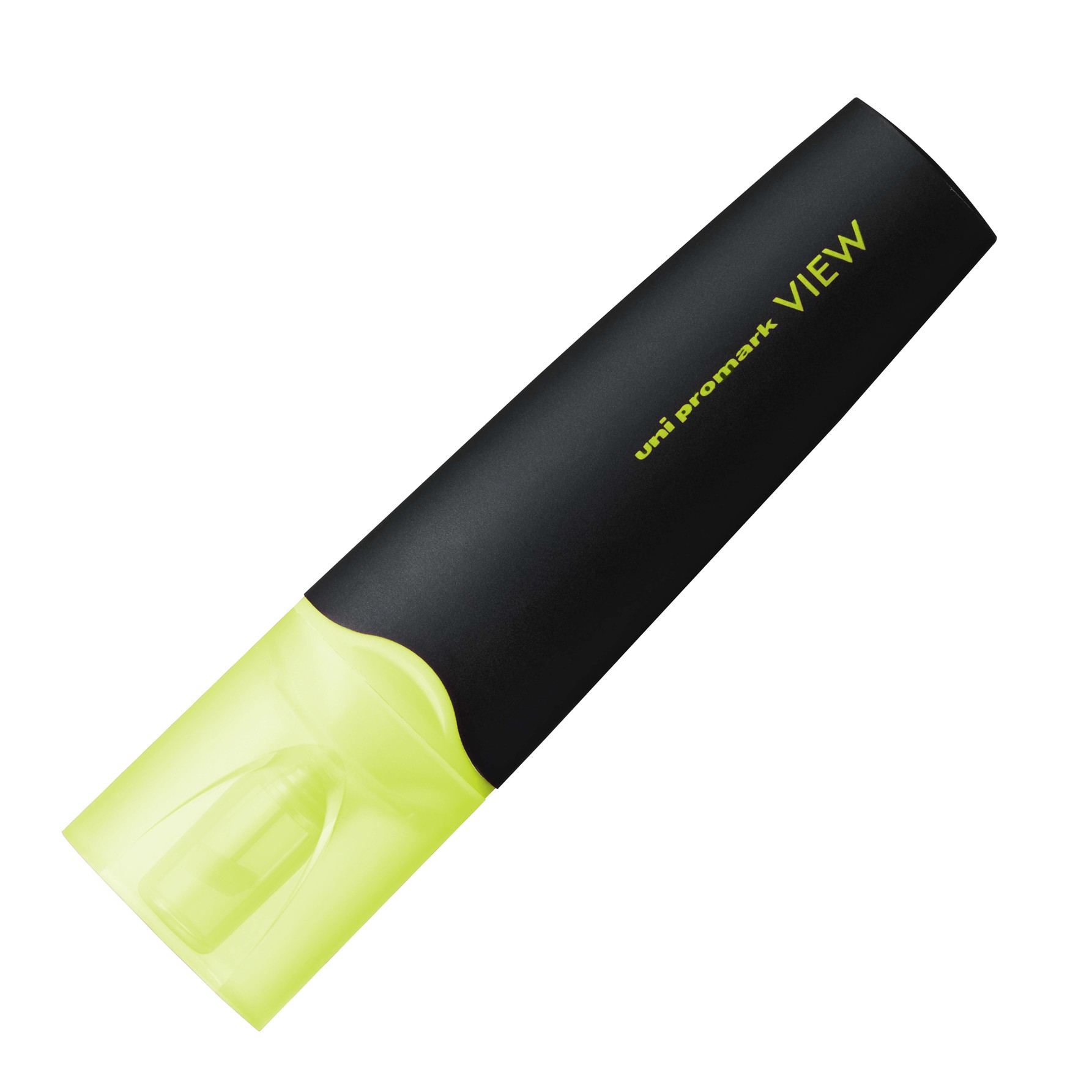 Textmarker Uni-ball Promark View USP-200 galben fluorescent | UNI-BALL by Mitsubishi Pencil Co, Japan