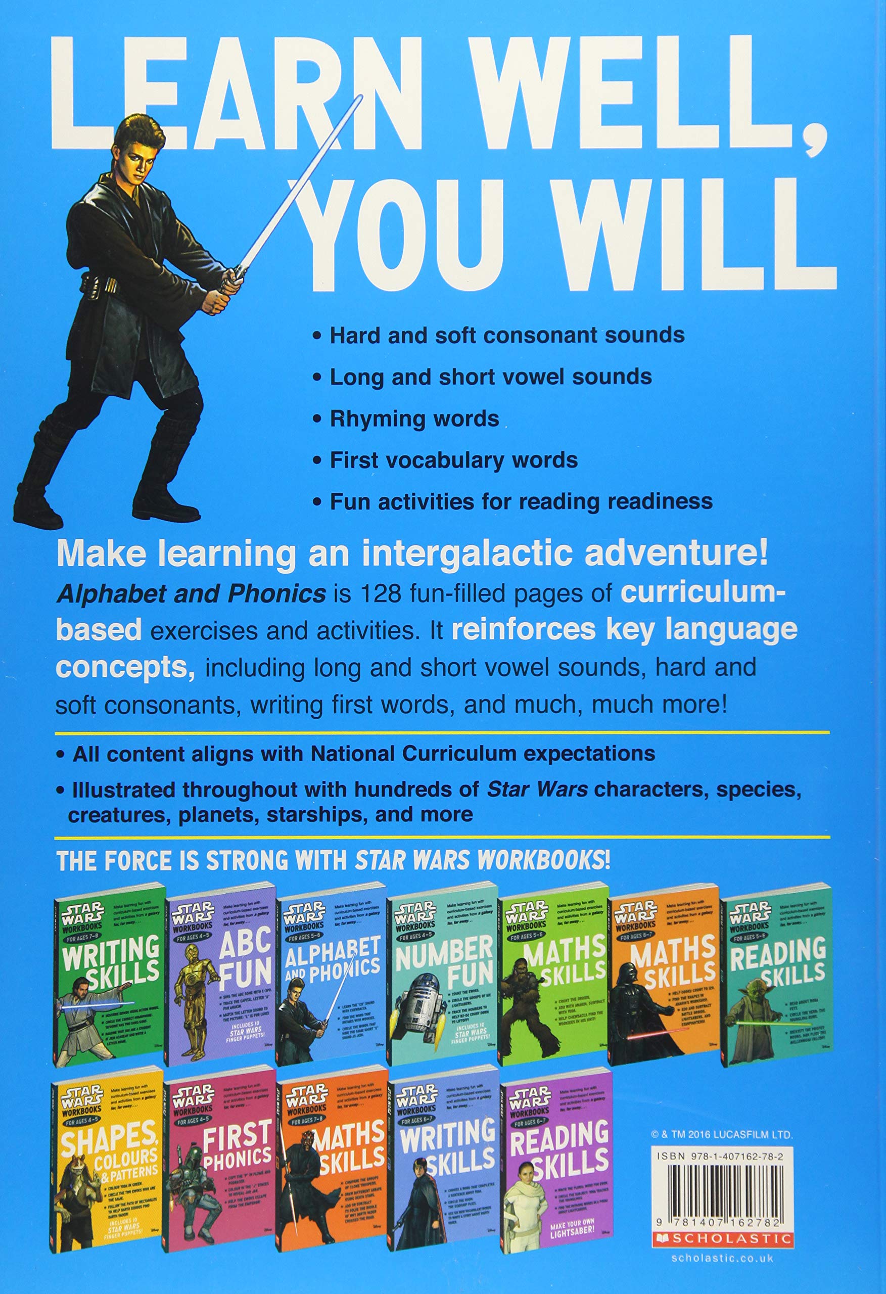 Star Wars Workbooks: Alphabet and Phonics (Ages 5-6) |