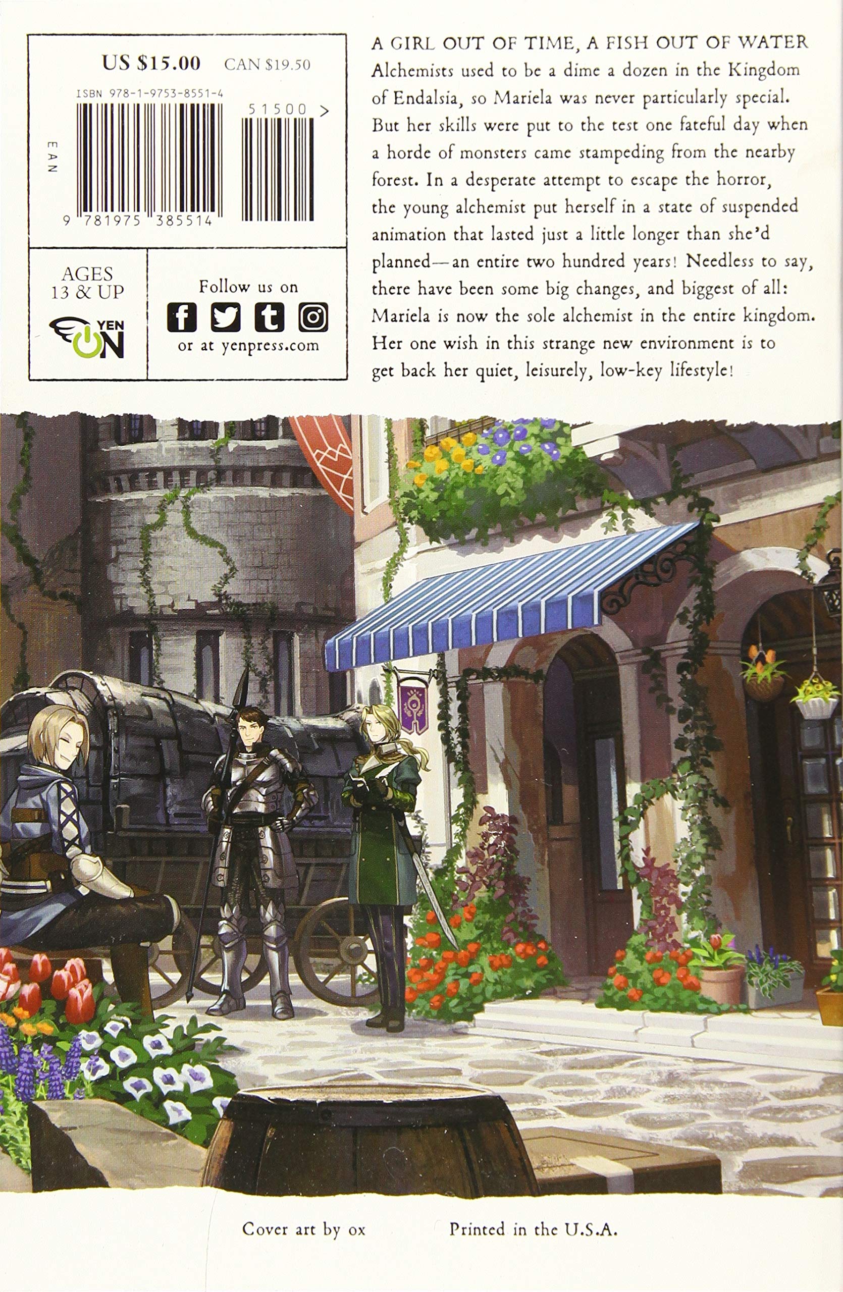 The Alchemist Who Survived Now Dreams of a Quiet City Life - Volume 1 (Light Novel) | Usata Nonohara