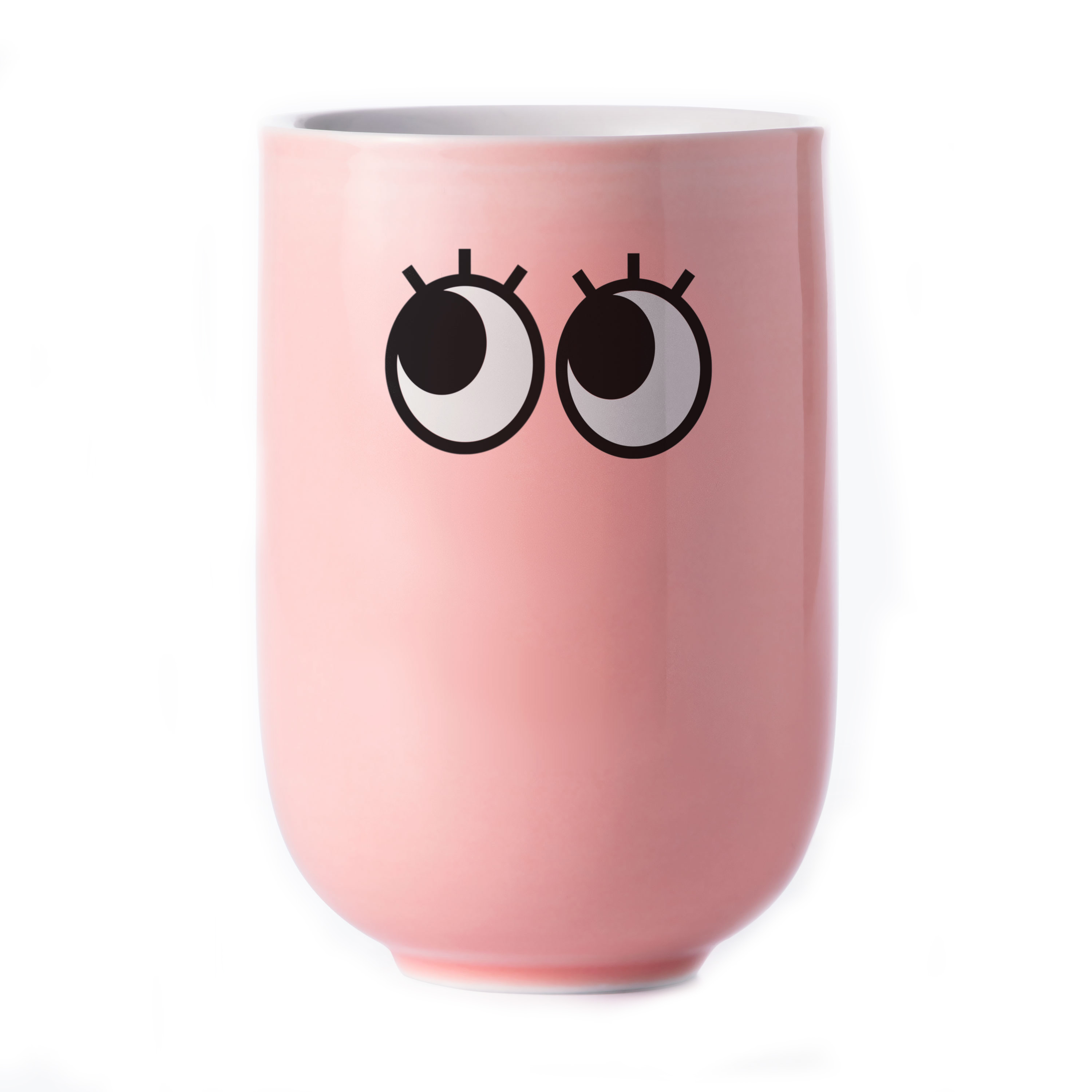 Cana - Googly Eyes Double Wall Mug Pink | Just Mustard