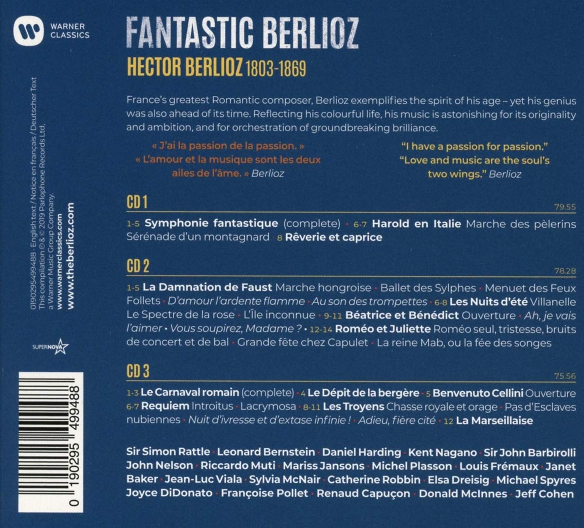 Fantastic Berlioz | Janet Baker, Joyce Didonato, Elsa Dreisig, Jeff Cohen A.o., Hector Berlioz