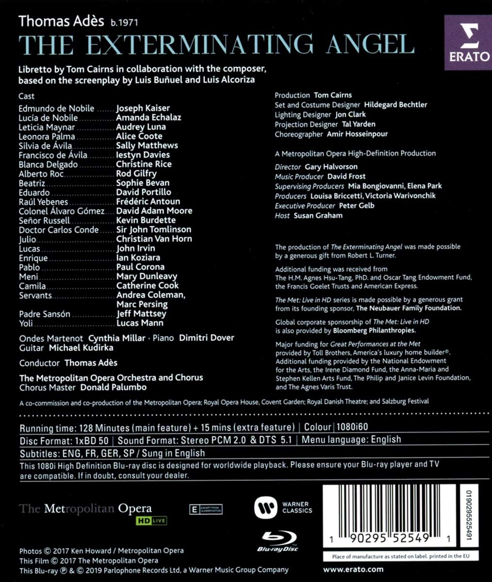 The Exterminating Angel (Blu-Ray Disc) | The Metropolitan Opera Orchestra and Chorus, Thomas Ades