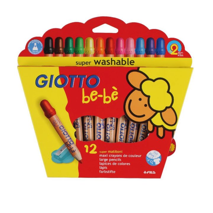 Set 12 creioane de colorat - Giotto Bebe | Giotto Bebe