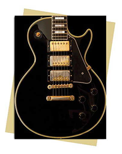 Felicitare - Gibson Les Paul - Black Guitar | Flame Tree Publishing