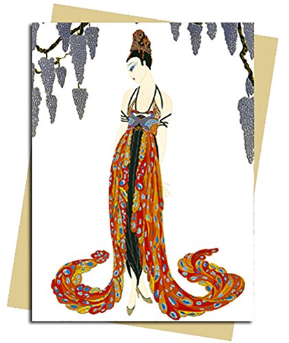 Felicitare - Erte - Feather Gown | Flame Tree Publishing