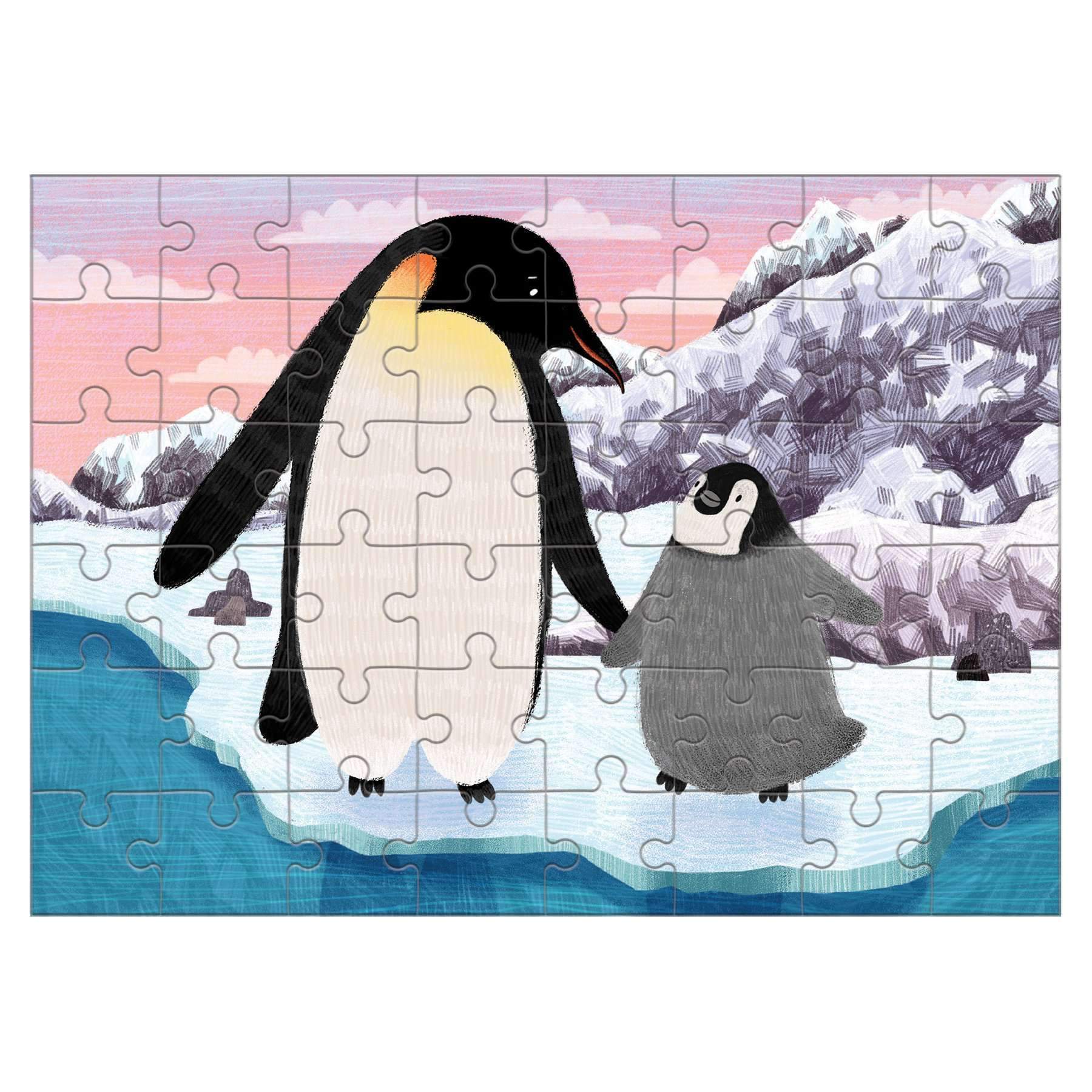 Mini Puzzle - Emperor Penguin | Mudpuppy - 1