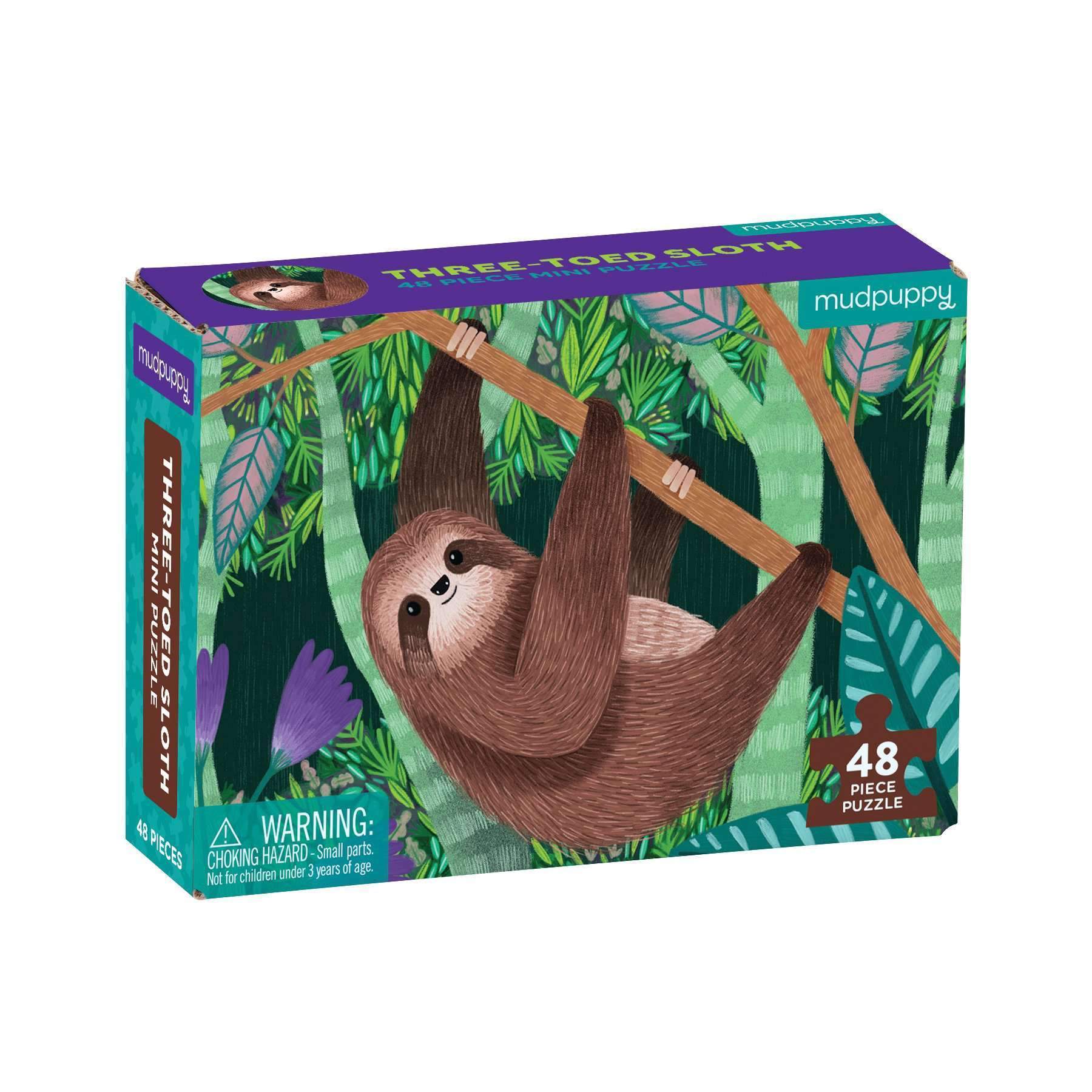 Mini Puzzle - Three-Toed Sloth | Mudpuppy
