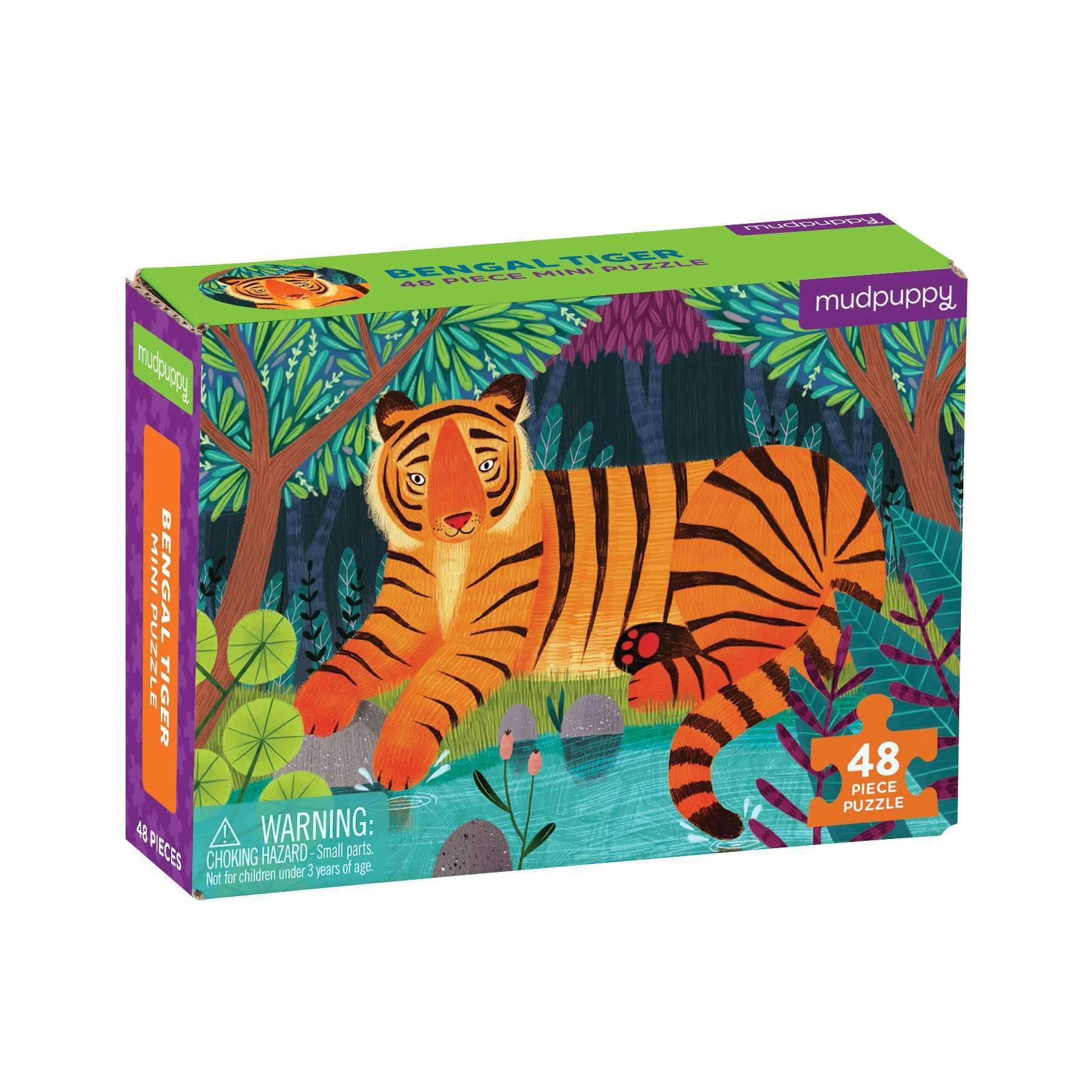  Mini Puzzle - Bengal Tiger | Mudpuppy 