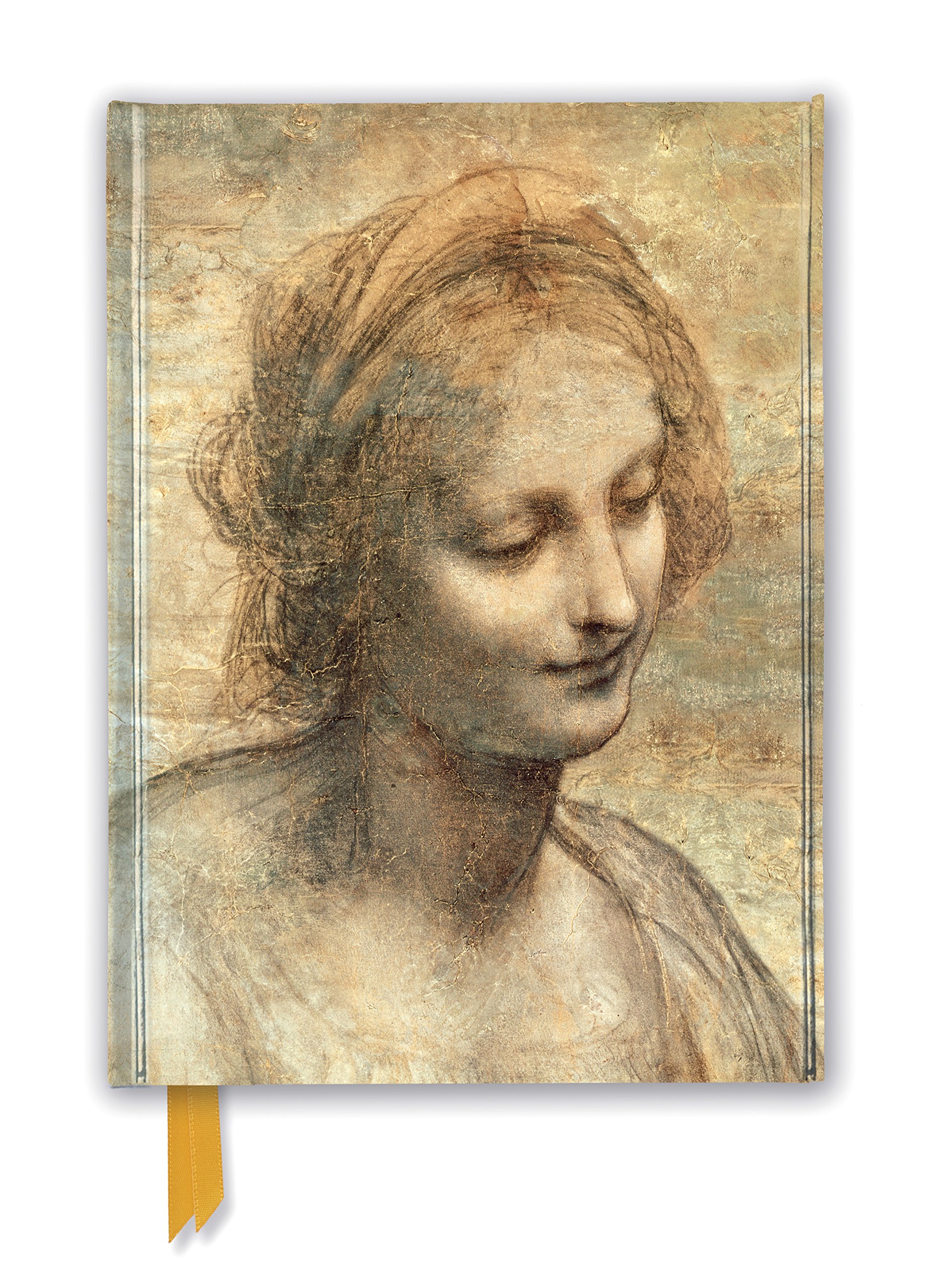 Jurnal - Leonardo Da Vinci - Detail of The Head of the Virgin | Flame Tree Publishing