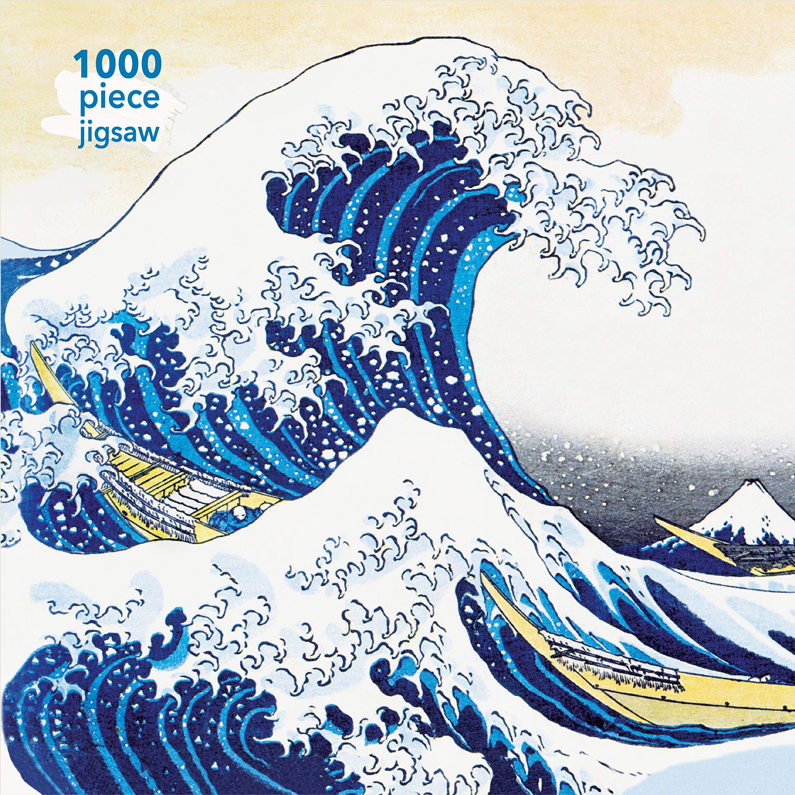 Puzzle 1000 piese - Adult Jigsaw Hokusai - The Great Wave | Flame Tree Publishing