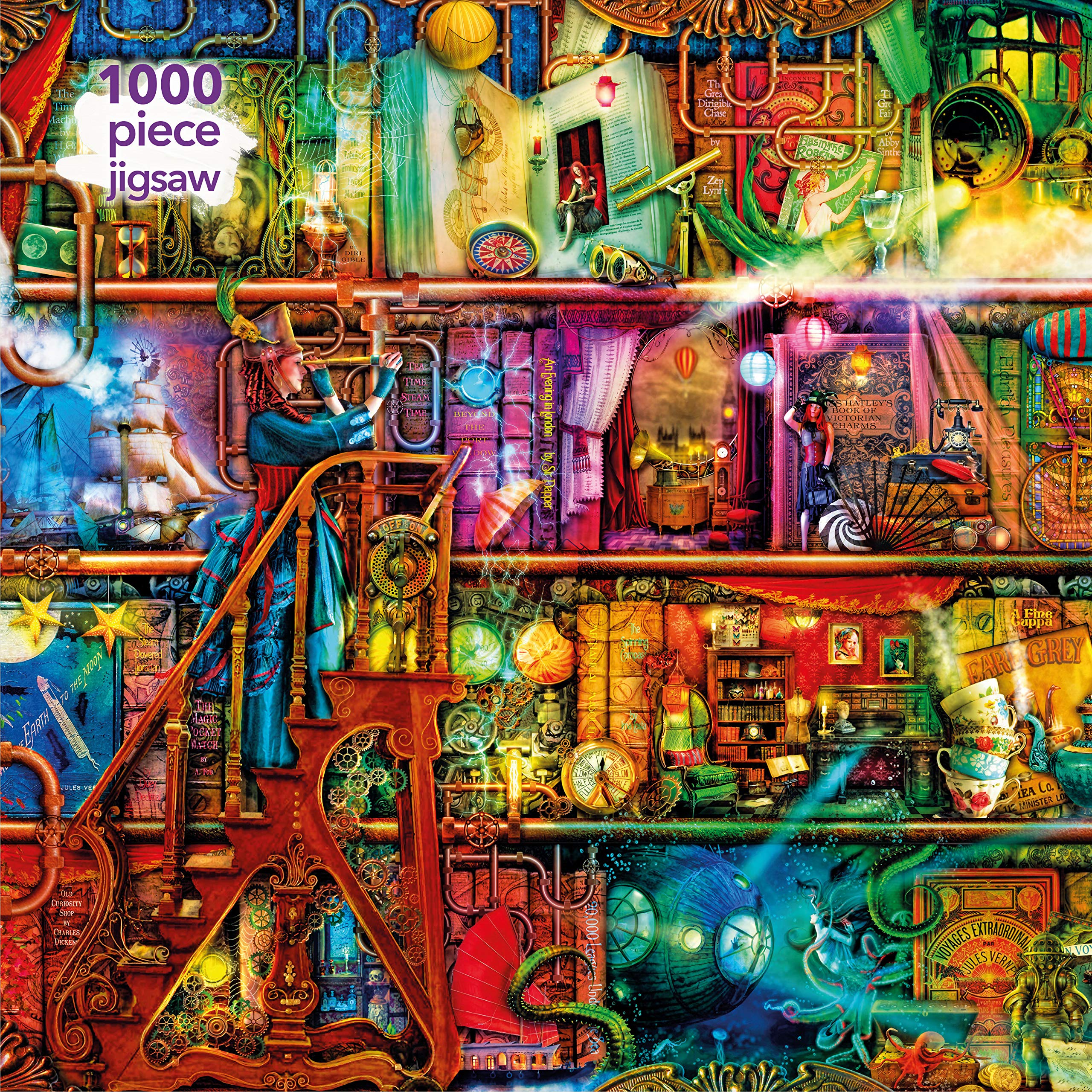 Puzzle 1000 piese - Adult Jigsaw Aimee Stewart - Fantastic Voyage | Flame Tree Publishing