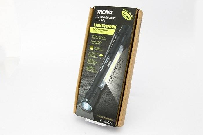 Lanterna lucru - Torch Led Matt Black | Troika - 1 | YEO