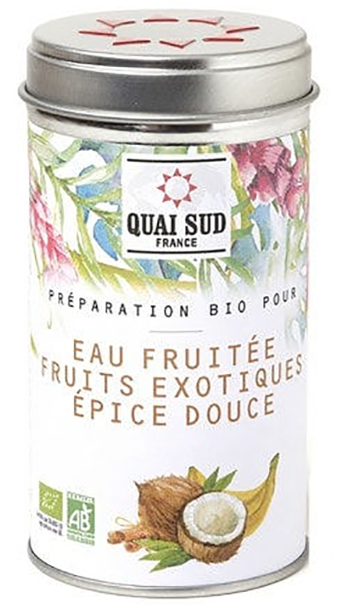 Arome de fructe - Preparation Bio pour eau fruitee fruits exotiques - epices douces | Quai Sud