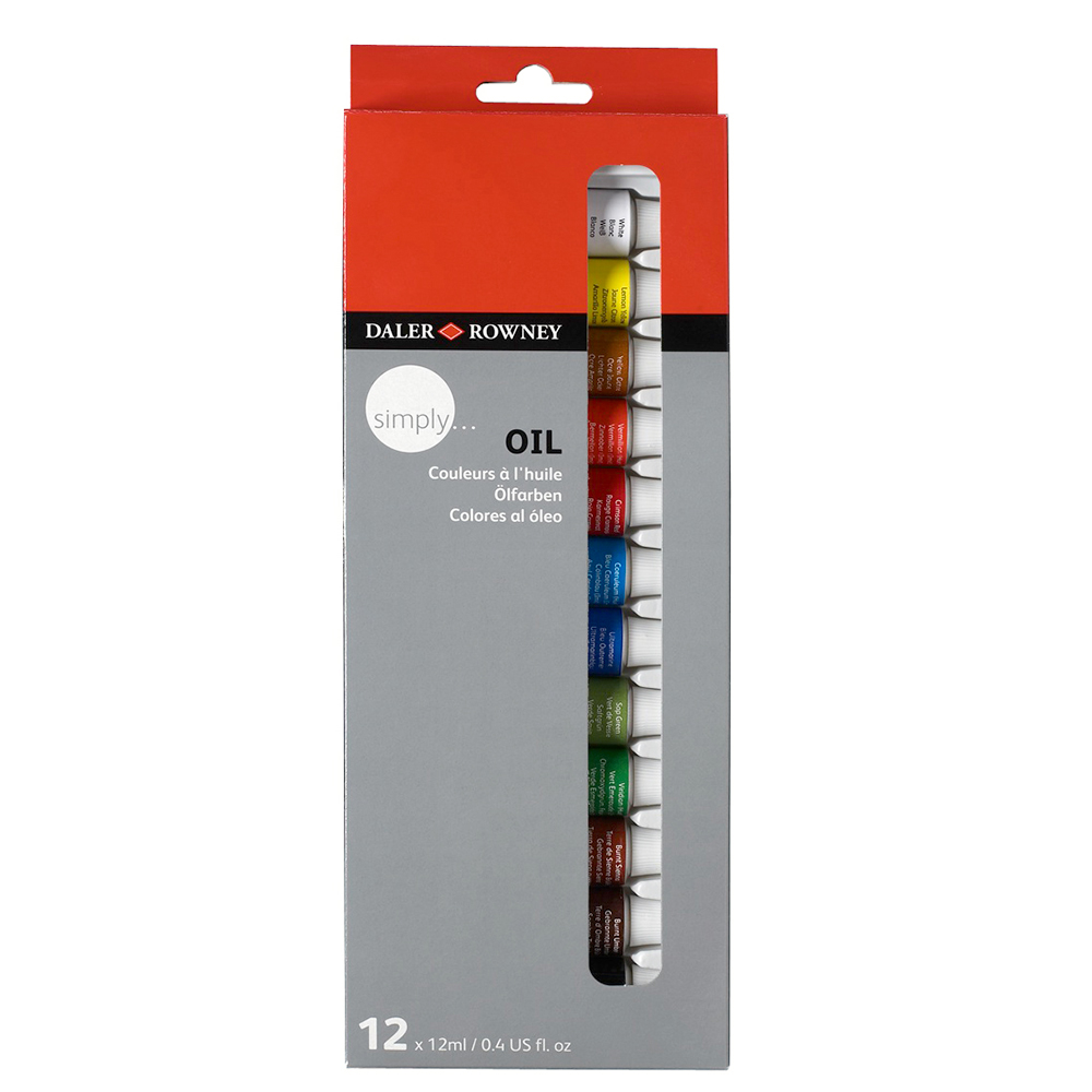 Set 12 acuarele - Simply Oil Daler Rowney | Daler Rowney