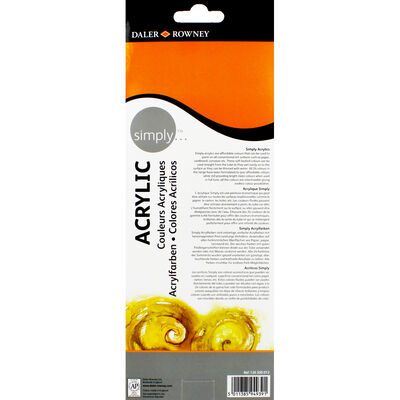 Set acrilice - Simply Acrylic, 12 culori | Daler Rowney - 1 | YEO