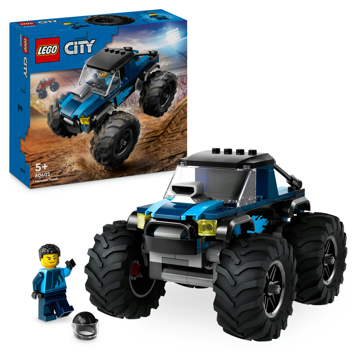 Lego City - Monster truck albastru (60402) | LEGO