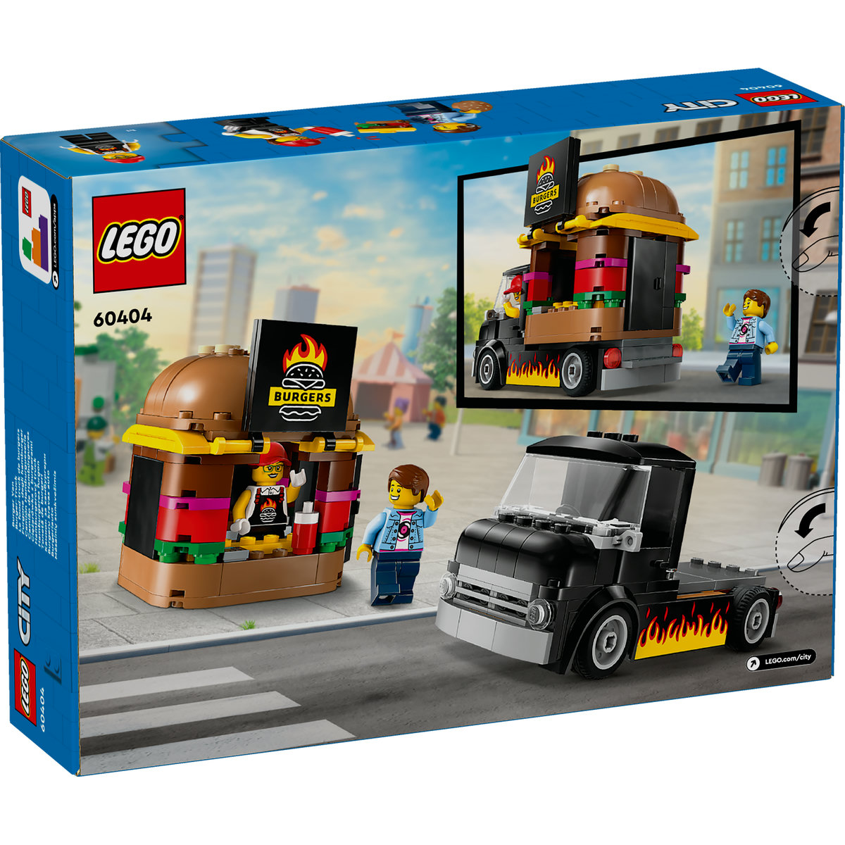 Lego City - Toneta cu burgeri (60404) | LEGO