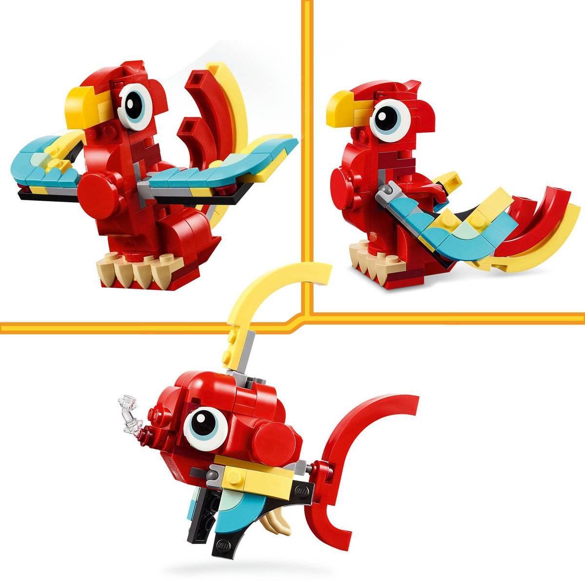 Lego Creator - Dragon rosu (31145) | LEGO - 7 | YEO