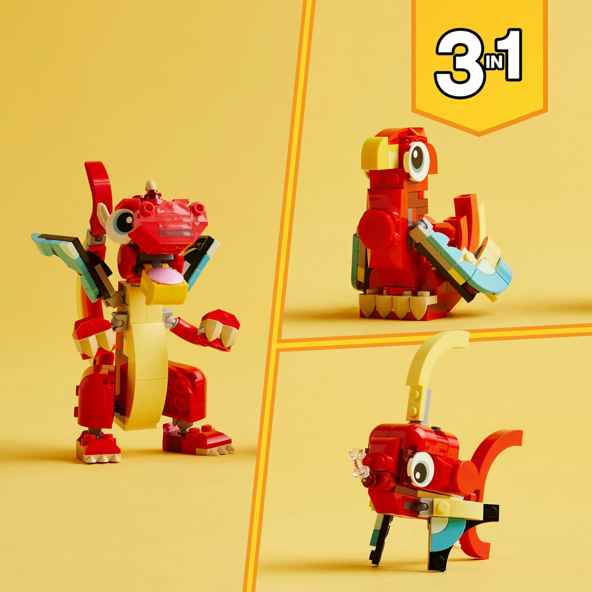 Lego Creator - Dragon rosu (31145) | LEGO - 8 | YEO