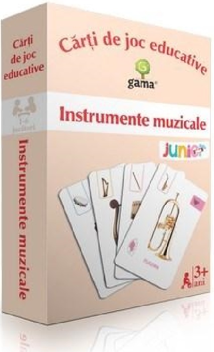 Carti de joc educative – Instrumente muzicale | adolescenti 2022