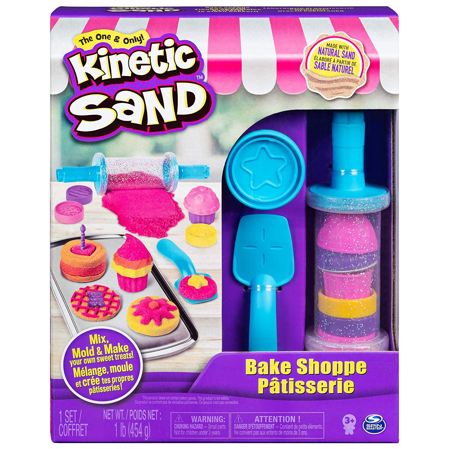 Set nisip kinetic si accesorii - Bake Shoppe Patisserie, 454 g | Spin Master