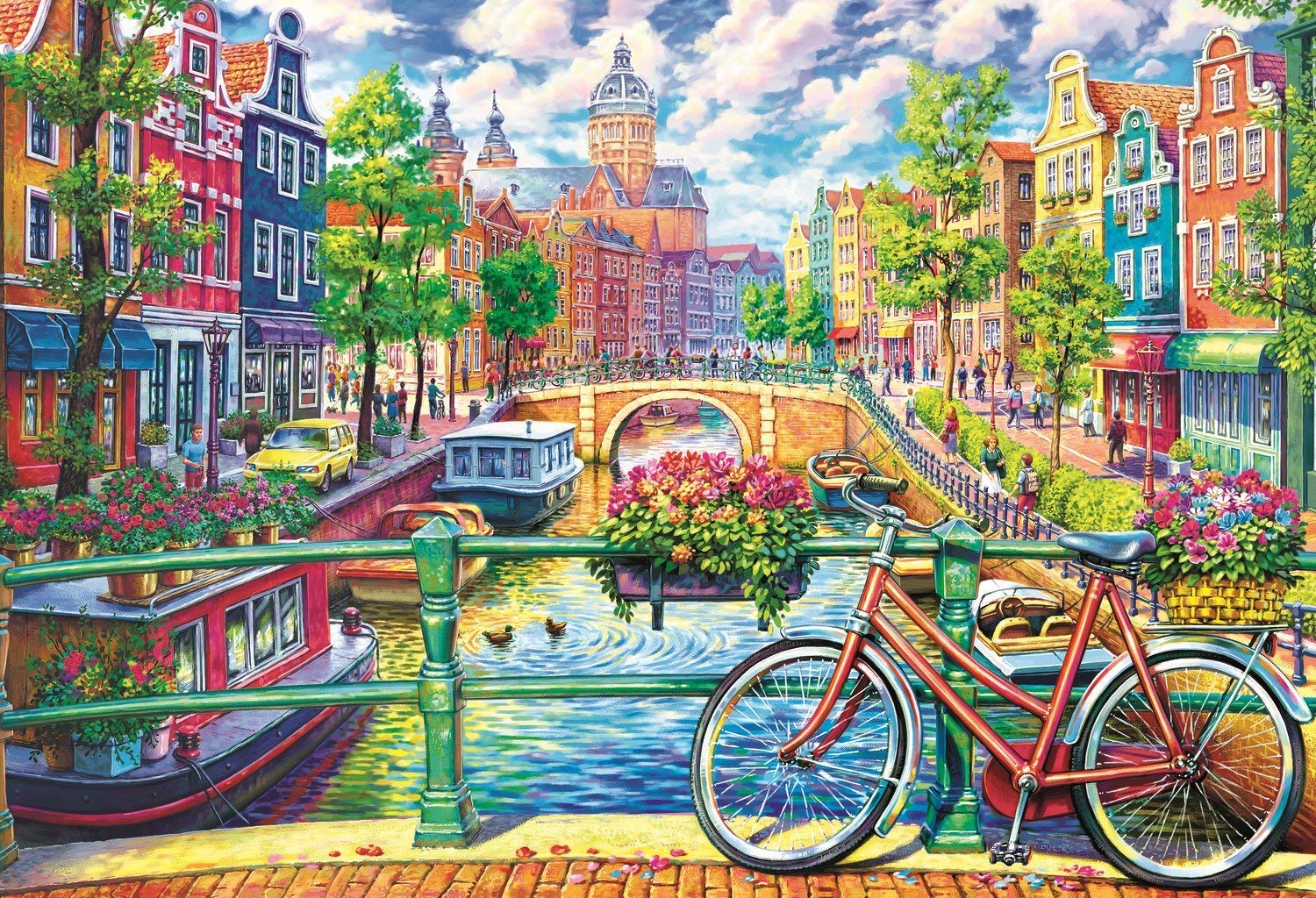 Puzzle 1500 piese - Amsterdam | Trefl - 2