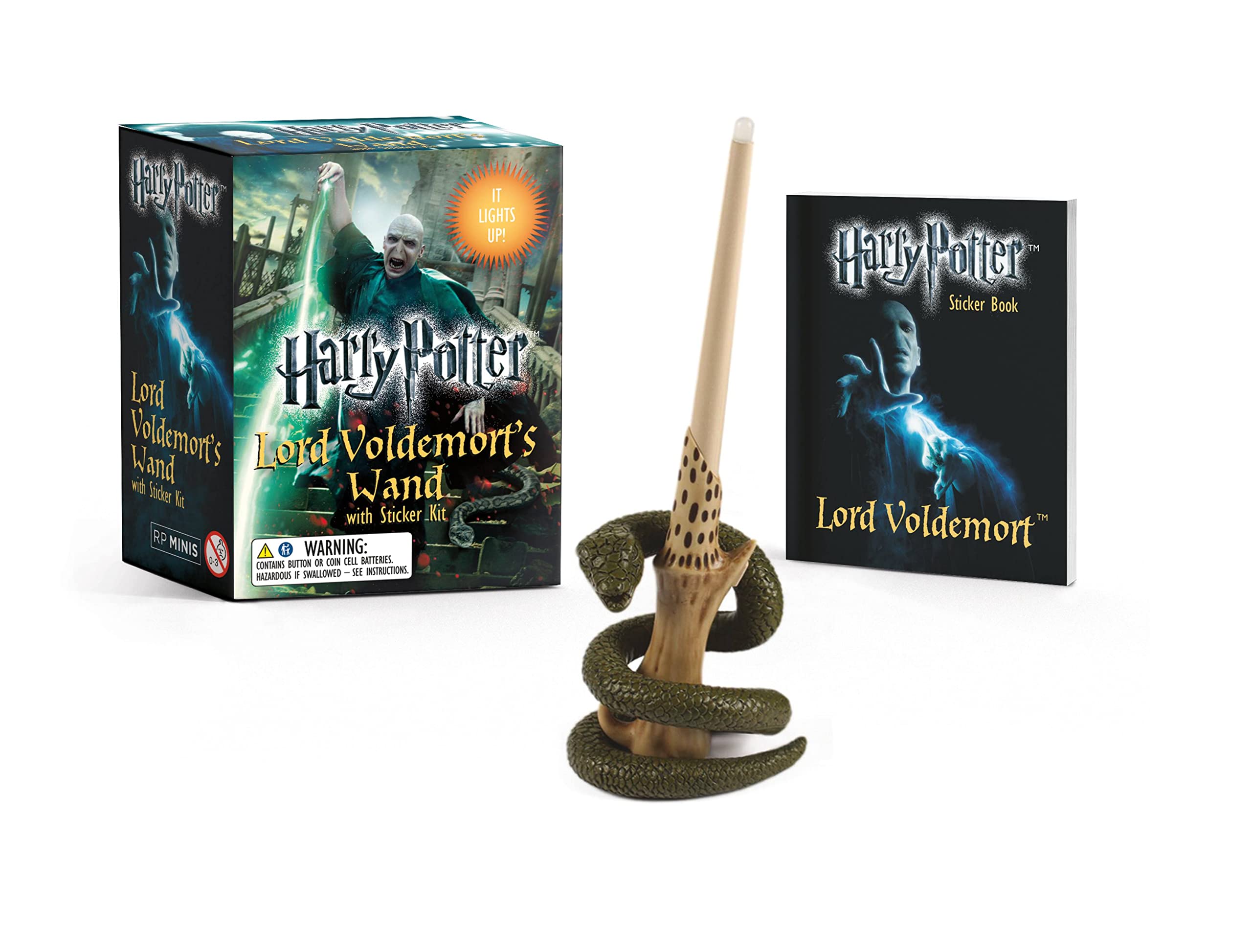 Harry Potter Voldemort\'s Wand with Sticker Kit: Lights Up! |