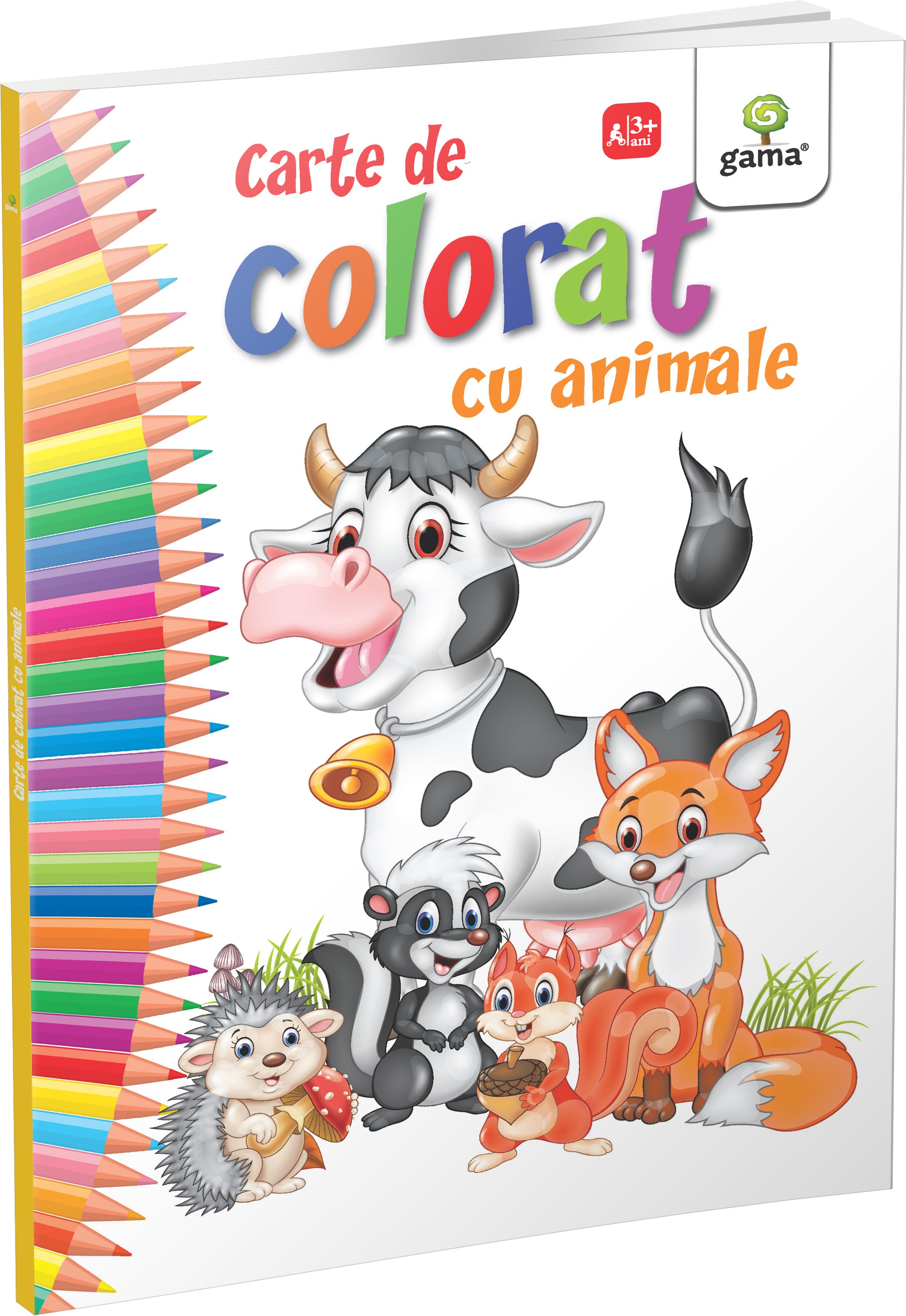 Carte de colorat cu animale | 