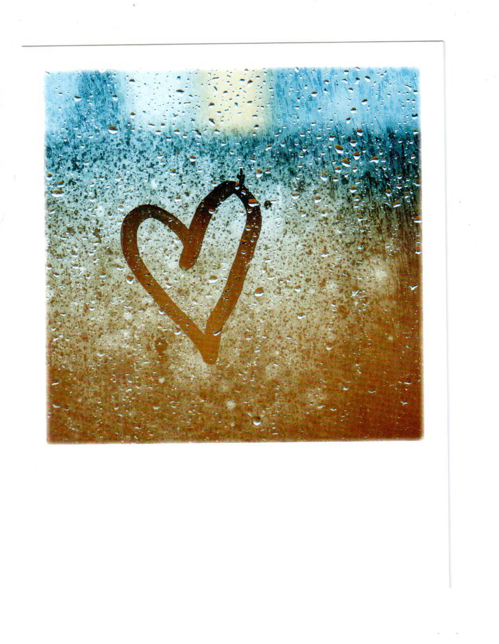 Carte postala - Heart on window | Chic mic