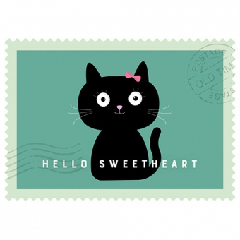 Carte postala - Hello sweetheart | Chic mic