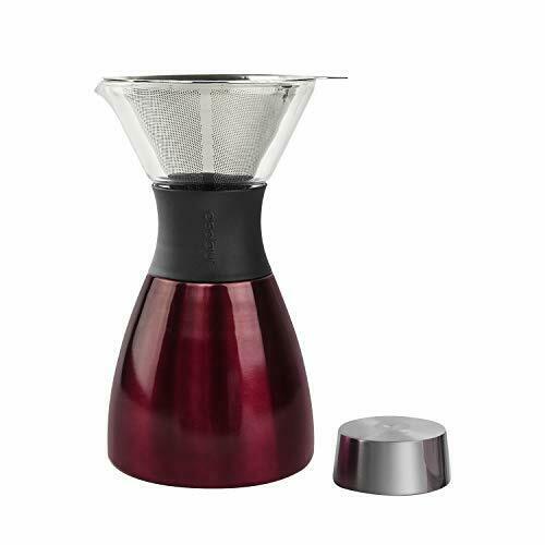 Cafetiera Asobu - Pour Over Burgundy / Black | AD-N-ART - 2 | YEO