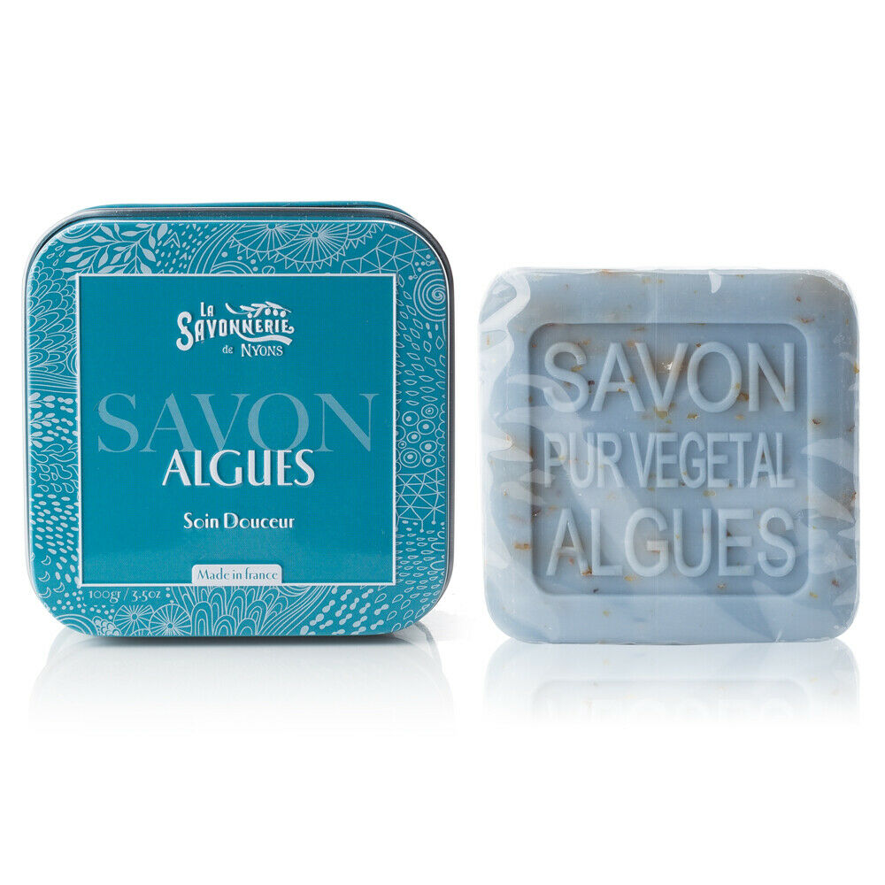 Sapun in cutie metalica, 100 g - Bien Algues | La Savonnerie de Nyons