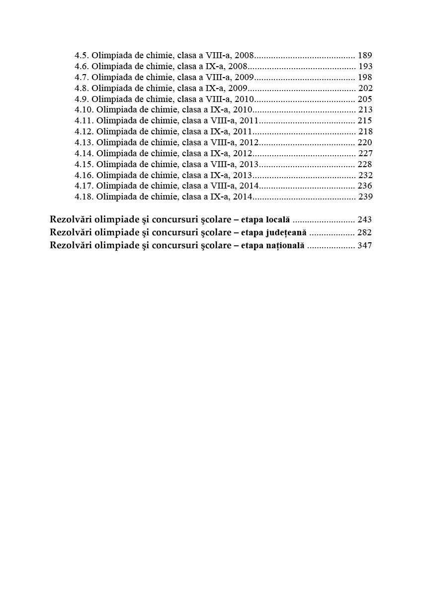 Chimie. Olimpiade si concursuri. Clasele a VII-a, a VIII-a, si a IX-a | Luminita Irinel Doicin, Silvia Girtan, Mihai Girtan, Adriana Anghel - 2 | YEO