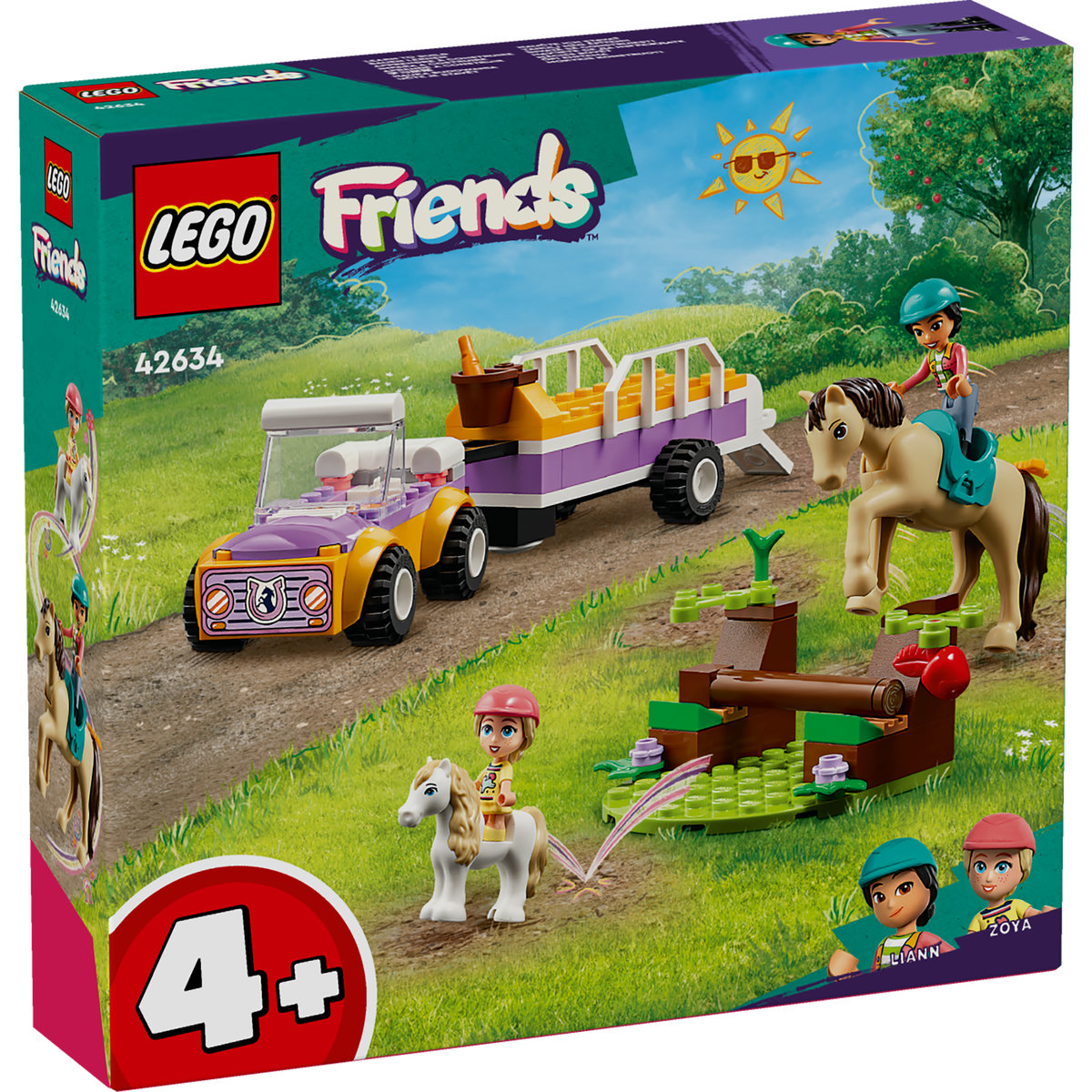 LEGO Friends - Remorca cu ponei si cal (42634) | LEGO - 3 | YEO