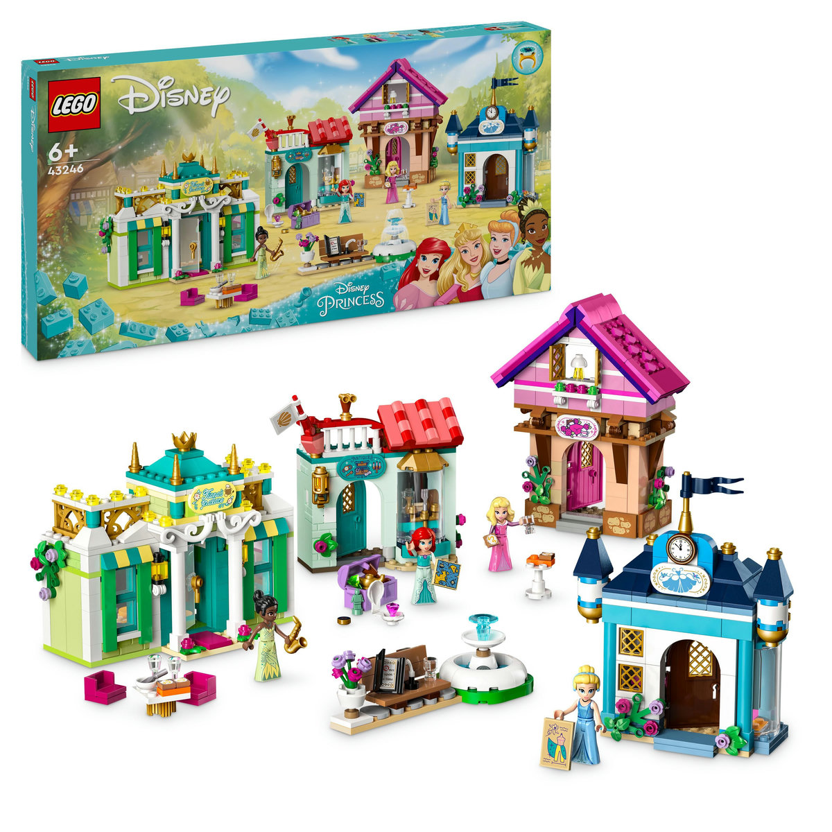 LEGO Disney - Aventura printeselor Disney la piata (43246) | LEGO