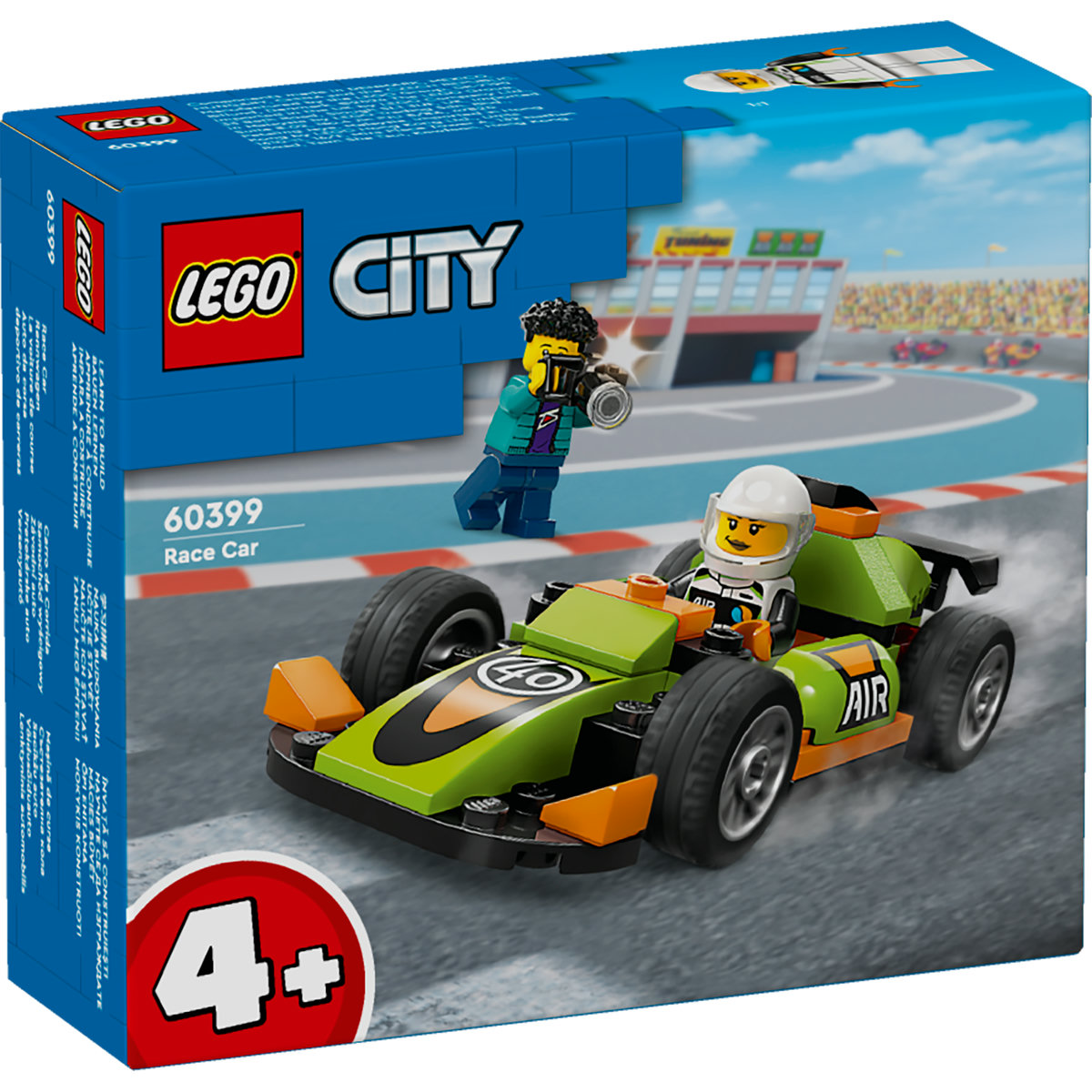 Lego City - Masina De Curse Verde (60399) | Lego
