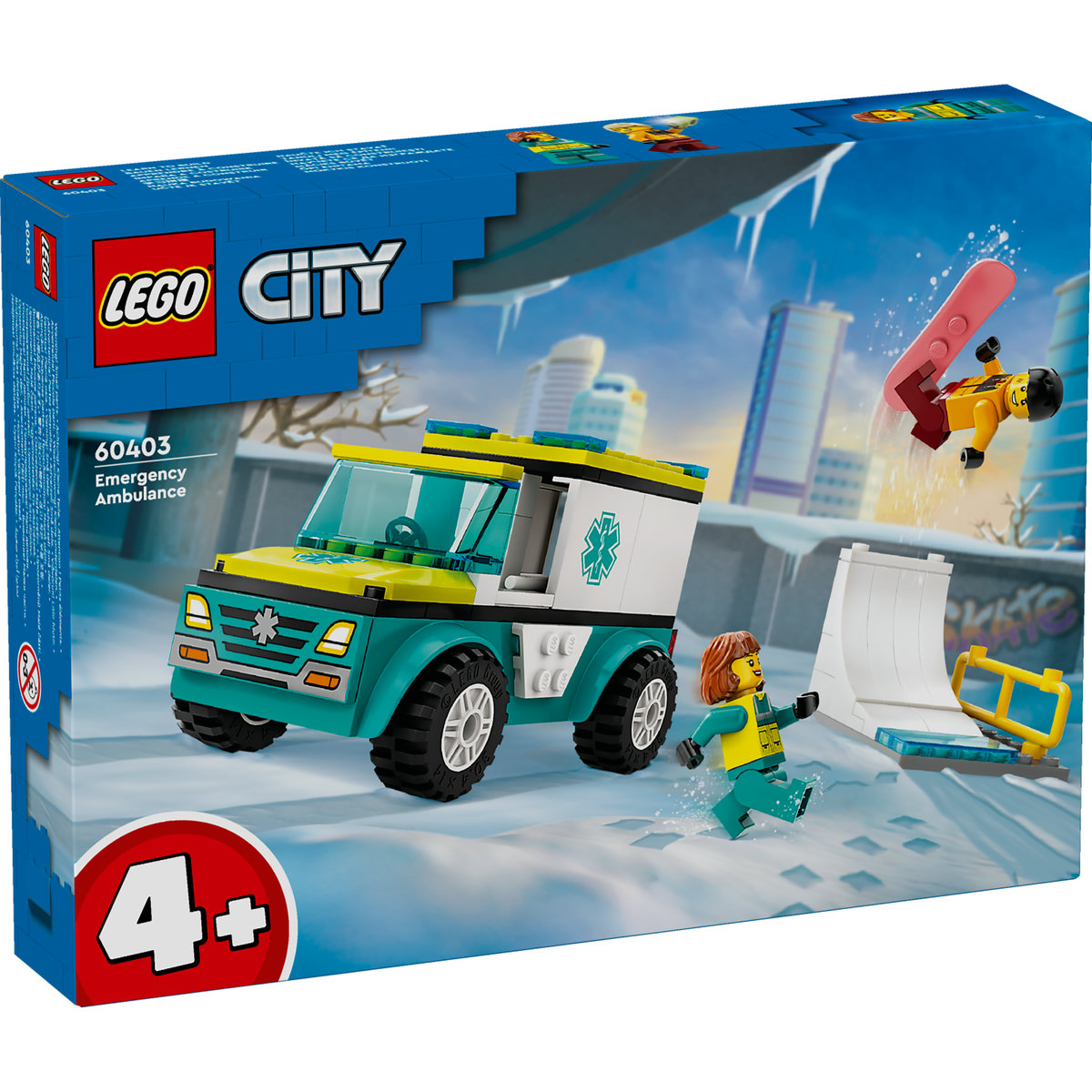 LEGO City - Ambulanta de urgenta si snowboarder (60403) | LEGO - 3 | YEO