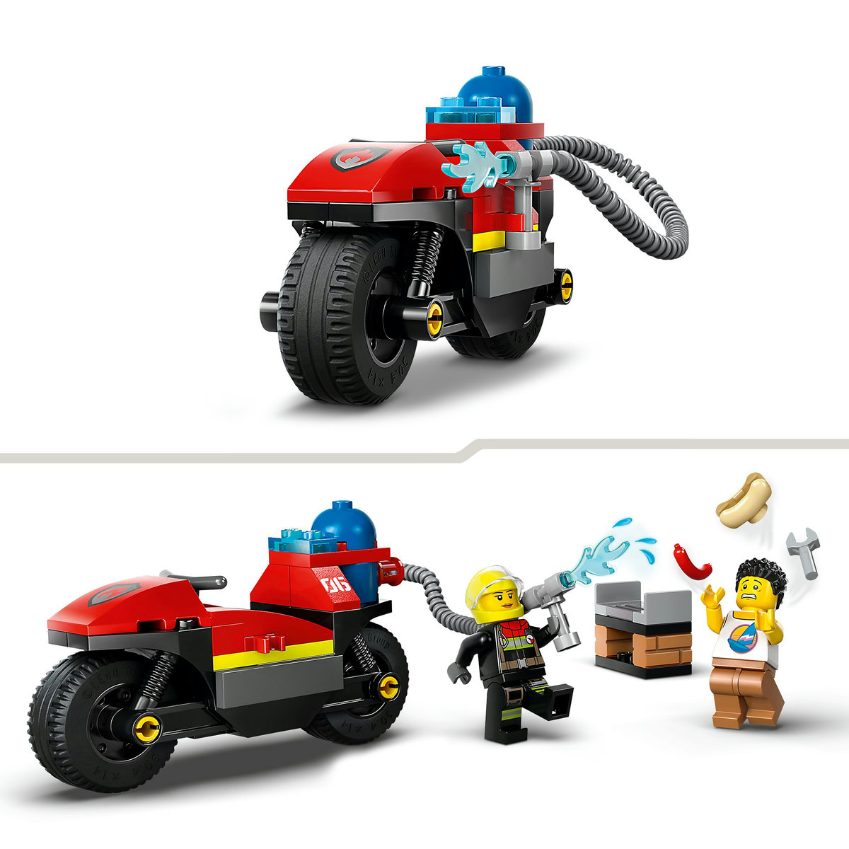 LEGO City - Motocicleta de pompieri (60410) | LEGO - 2 | YEO