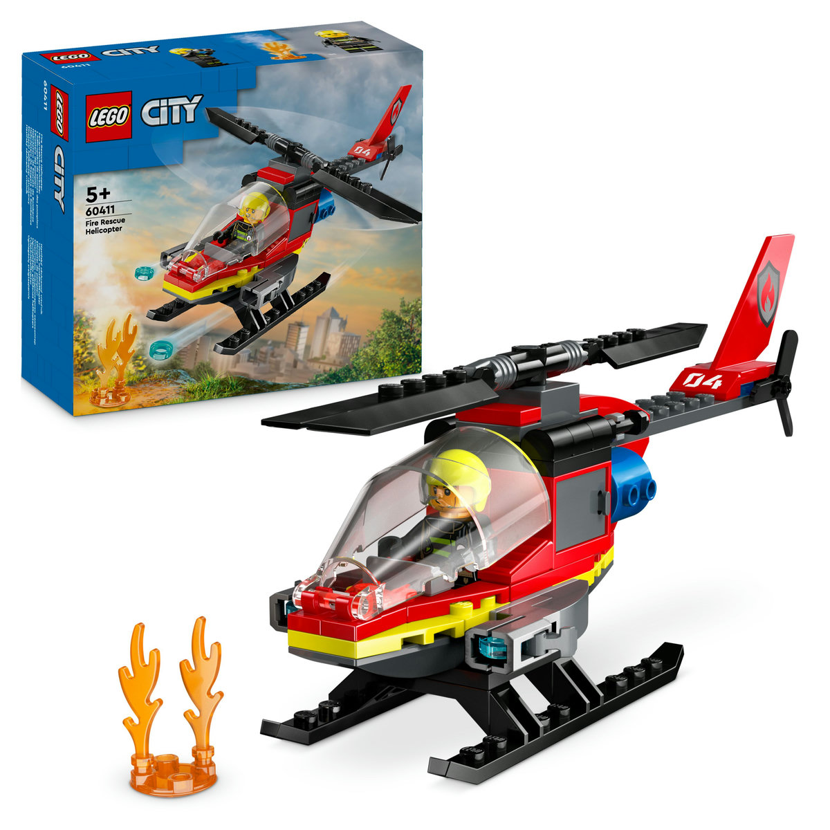 LEGO City - Elicopter de pompieri (60411) | LEGO