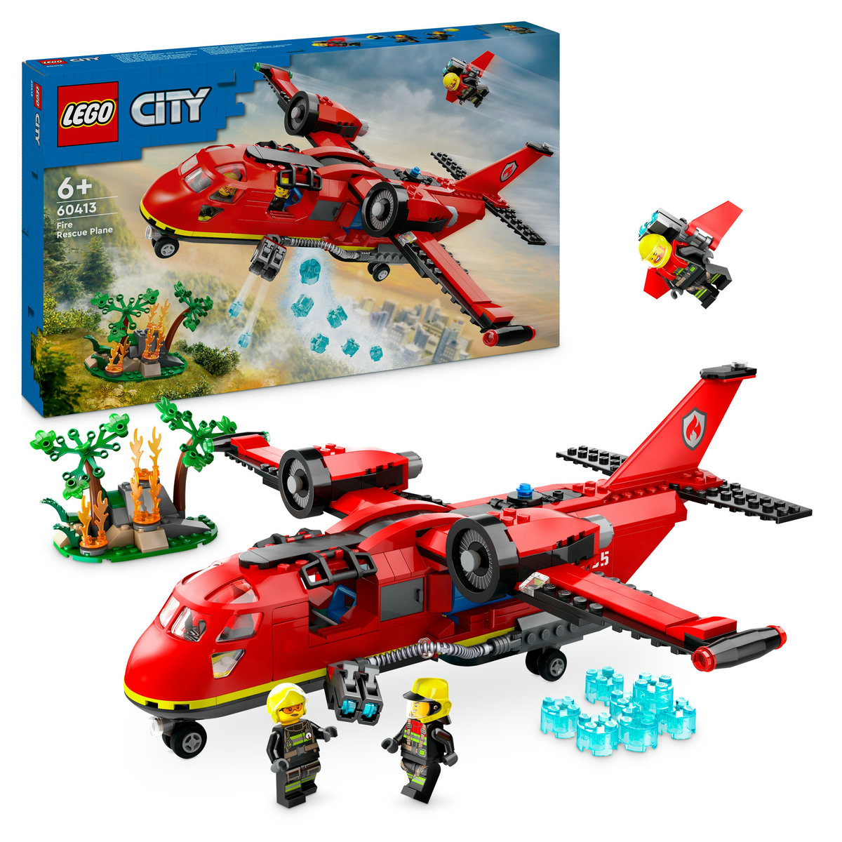 LEGO City - Avion de pompieri (60413) | LEGO