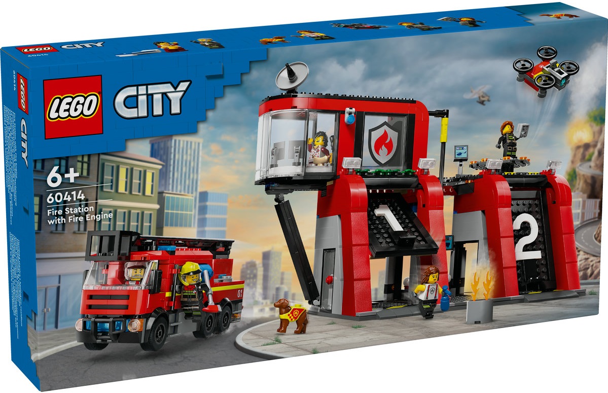 LEGO City - Statie si camion de pompieri (60414) | LEGO - 5 | YEO