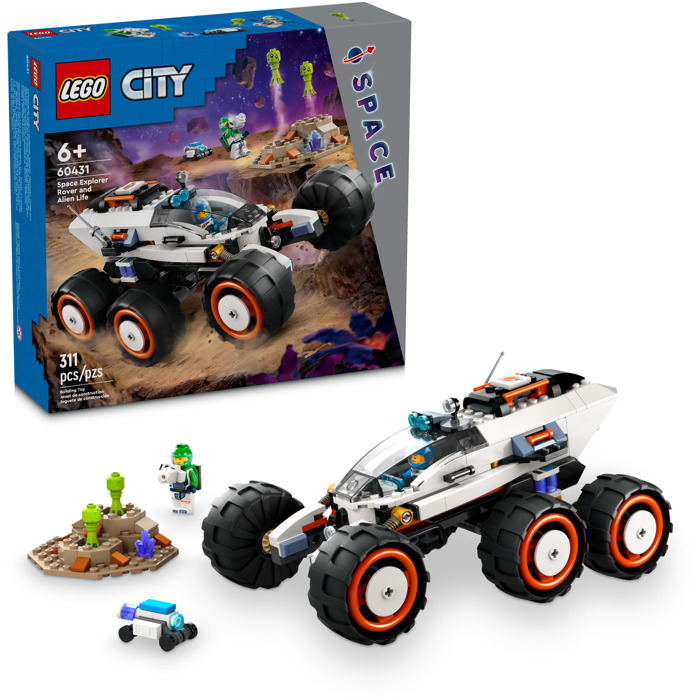 LEGO City - Rover de explorare si viata extraterestra (60431) | LEGO