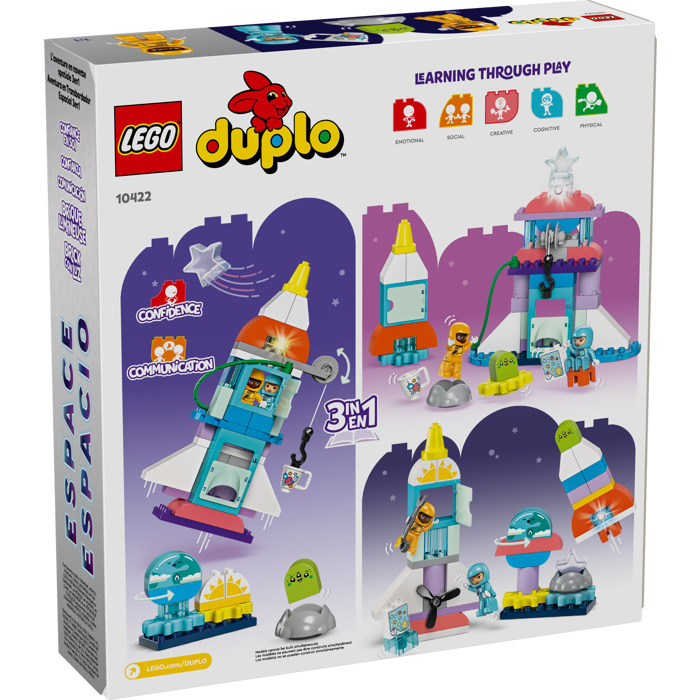 LEGO Duplo - Aventura cu naveta spatiala 3in1 (10422) | LEGO - 7 | YEO