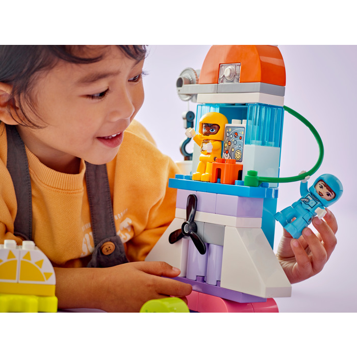 LEGO Duplo - Aventura cu naveta spatiala 3in1 (10422) | LEGO - 5 | YEO