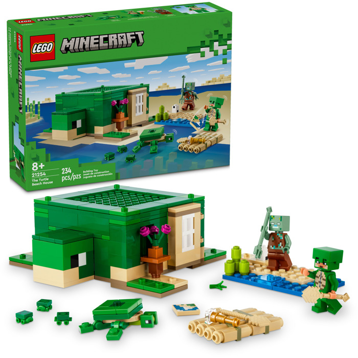 LEGO Minecraft - Casa de pe plaja testoaselor (21254) | LEGO - 3 | YEO