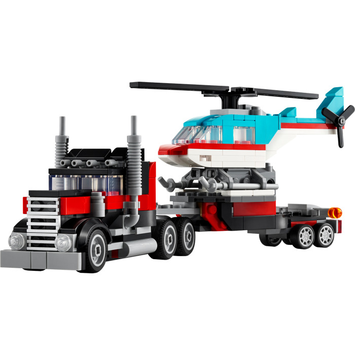 LEGO Creator - Camioneta cu platforma si elicopter (31146) | LEGO - 3 | YEO